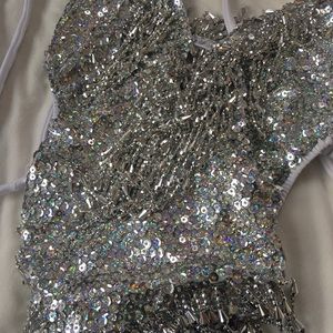 Details/Close up of shimmy shimmy bodysuit